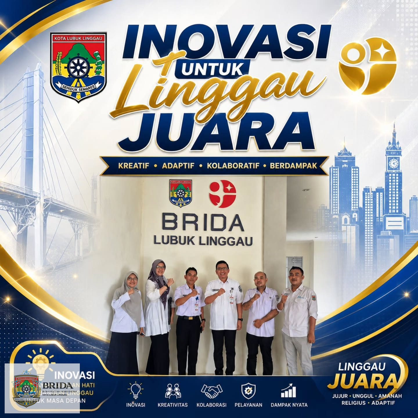 BRIDA Kota Lubuk Linggau Gelar Desk Inovasi Bersama OPD